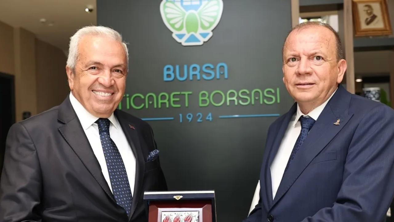 Başkan Şadi Özdemir’den Bursa Ticaret Borsası’na ziyaret